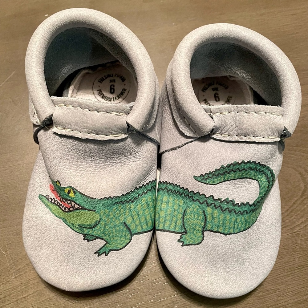 Freshly Picked Later Gator Mini Sole Moccasins